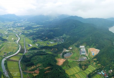 190909-순천시 주암면 동주리 자원순환센터  항공 파노라마 사진